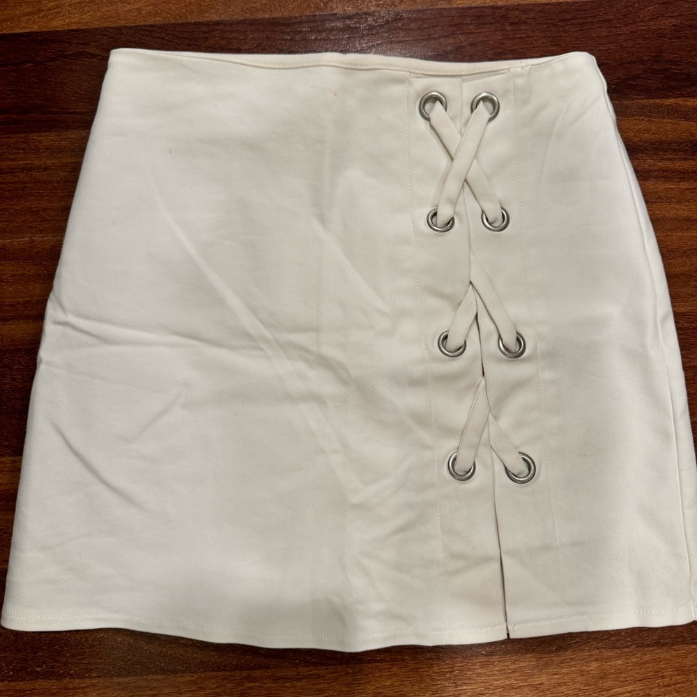 By The Way White Mini Skirt